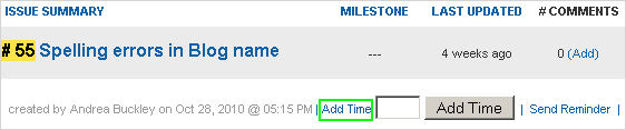 Can I track time with an Issue? Can I track time with an Issue?